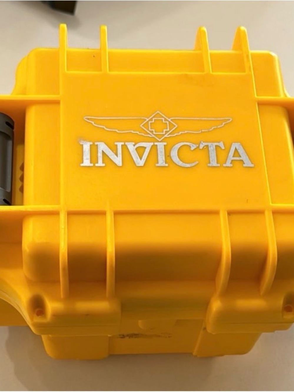 Invicta Yellow Protective Travel Case